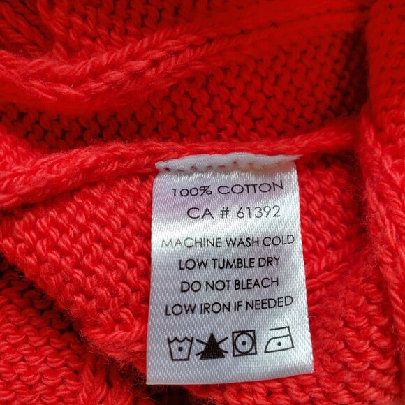 Shannan Passero Red Lula Pullover Sweater Size M - Picture 5 of 5